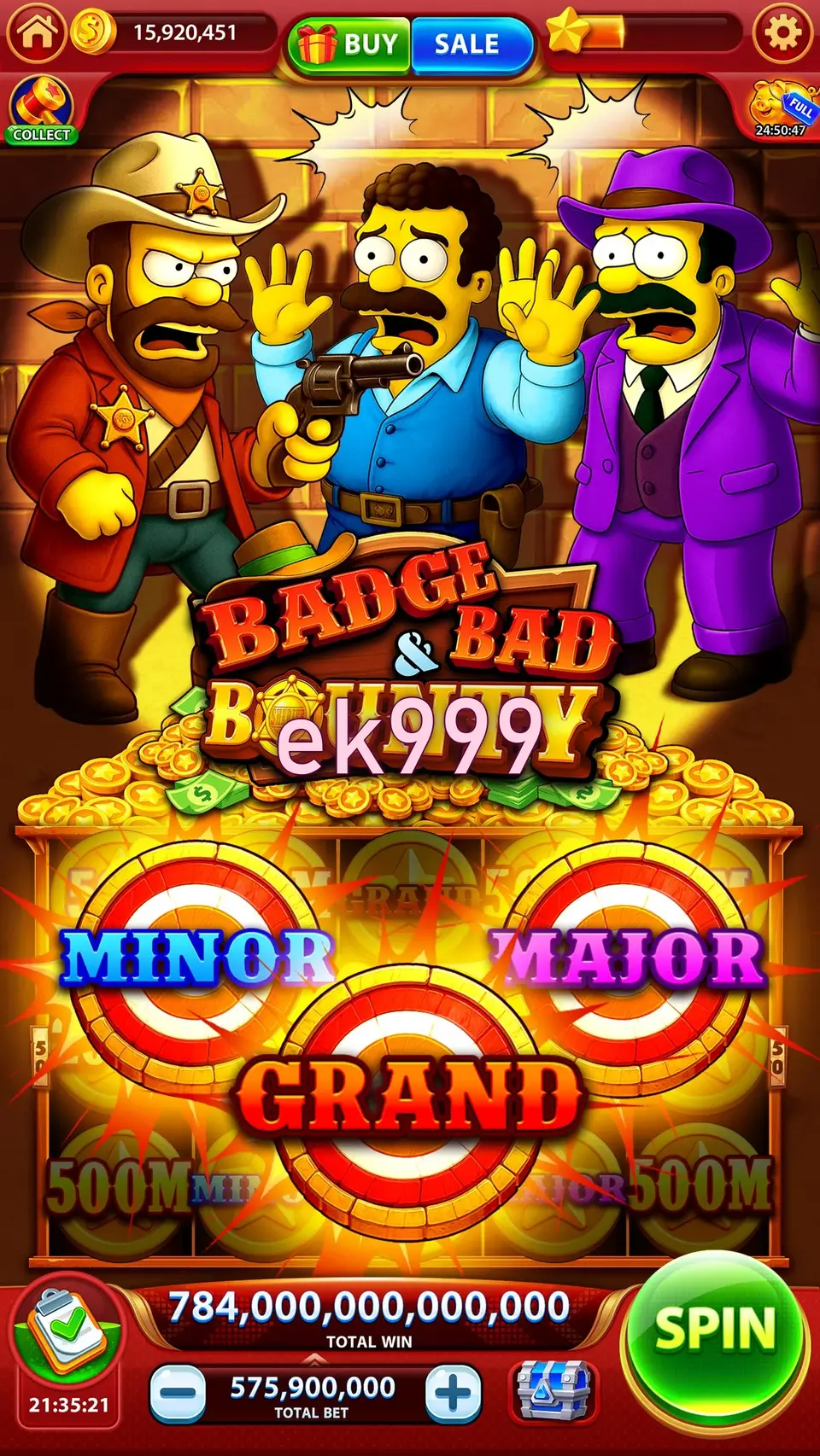 ek999 লগইন